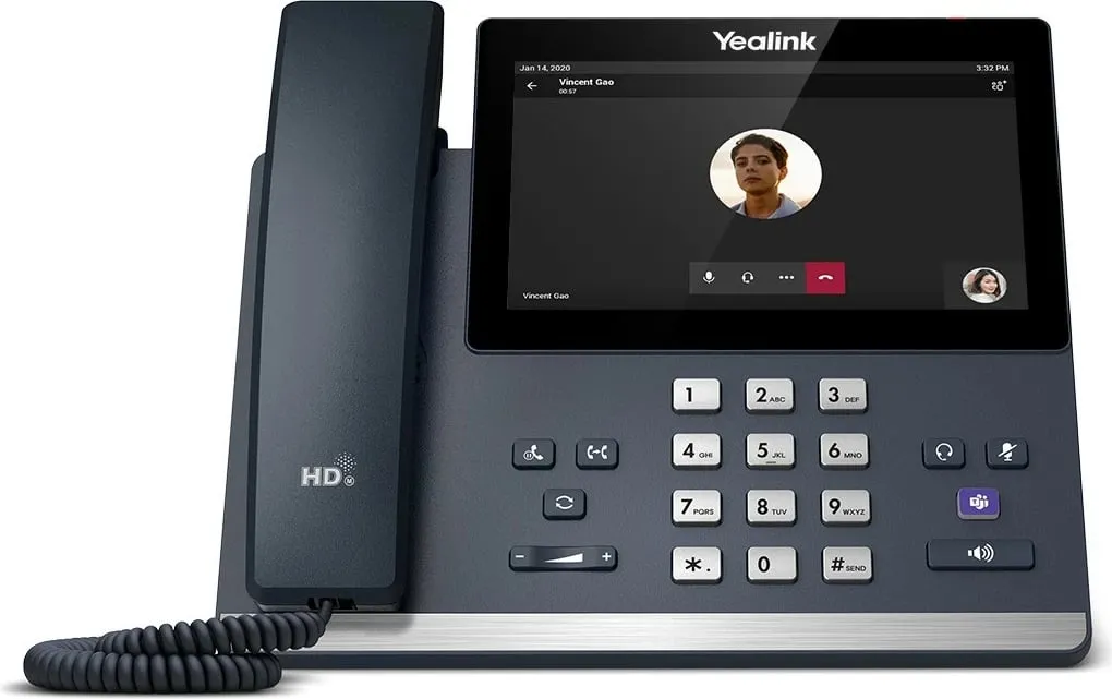 Telefon IP Yealink MP56, Ekipet, Ekran 7", Gri - 4