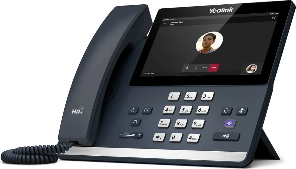 Telefon IP Yealink MP56, Ekipet, Ekran 7", Gri - 5
