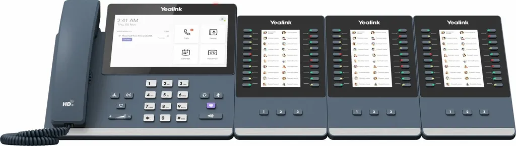 Telefon IP Yealink MP56, Ekipet, Ekran 7", Gri - 6