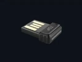Dongle Yealink BT51-A, USB Type-A, e zezë - 1