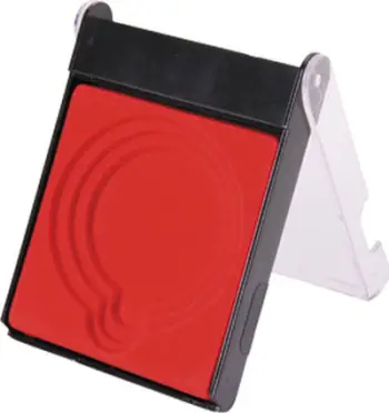 Kuti për medalje Victoria Sport, 70mm, 116 x 84 x 18 mm, e kuqe