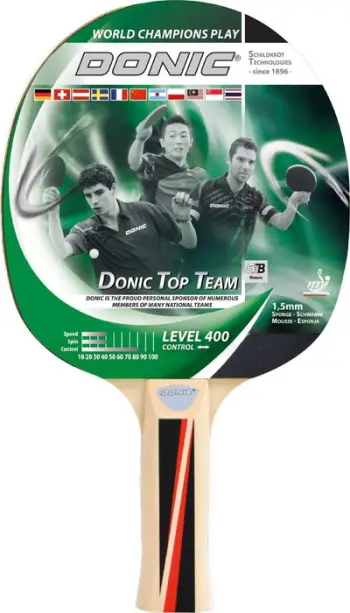 Raketë pingpong-u Victoria Sport Donic Top Team 400, e gjelbër