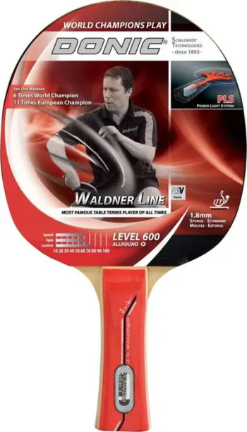 Raketë ping pongu Victoria Sport Waldner 600, e kuqe