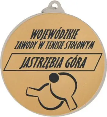 Medalje Victoria Sport, 40 x 2 mm, e argjendtë