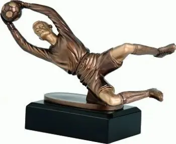 Trofe figurë Victoria Sport Portier, 14.5 cm, e kaftë