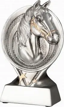Figurë kali Victoria Sport Figurine, e argjendtë