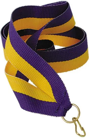 Shirit sporti Victoria Sport, 22 mm, i verdhë/ i kaltër