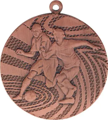 Medalje e bronztë futbolli Victoria Sport, 4 cm, e kaftë