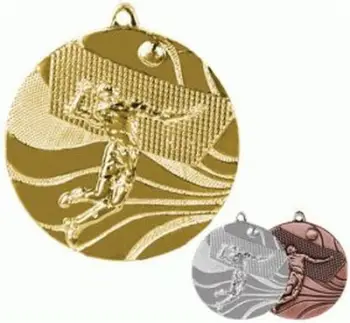 Medalje e artë volejbolli Victoria Sport, 5 x 5 mm