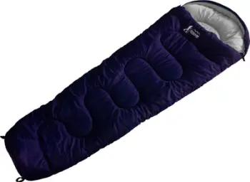 Çantë gjumi Victoria Sport nepal, 210 x 80 / ​​50 cm, e kaltër e errët / hirtë