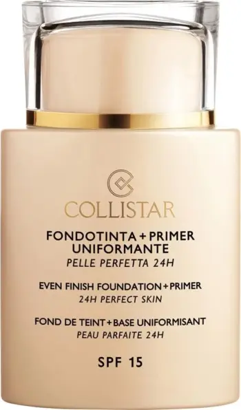 Fondatinë + Primer për femra Collistar Even Finish Foundation + Primer SPF15 05, 35ml