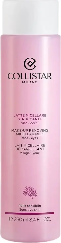 Qumësht micelar pastrues fytyre Collistar Face Care, heqës i makeupit, 250ml