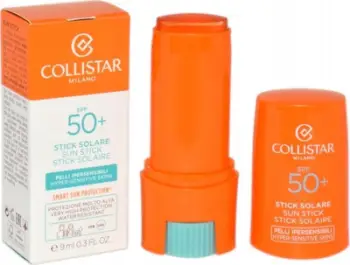 Krem dielli stick Collistar Sun Stick, SPF 50, për lëkurë shumë të ndjeshme, 9ml