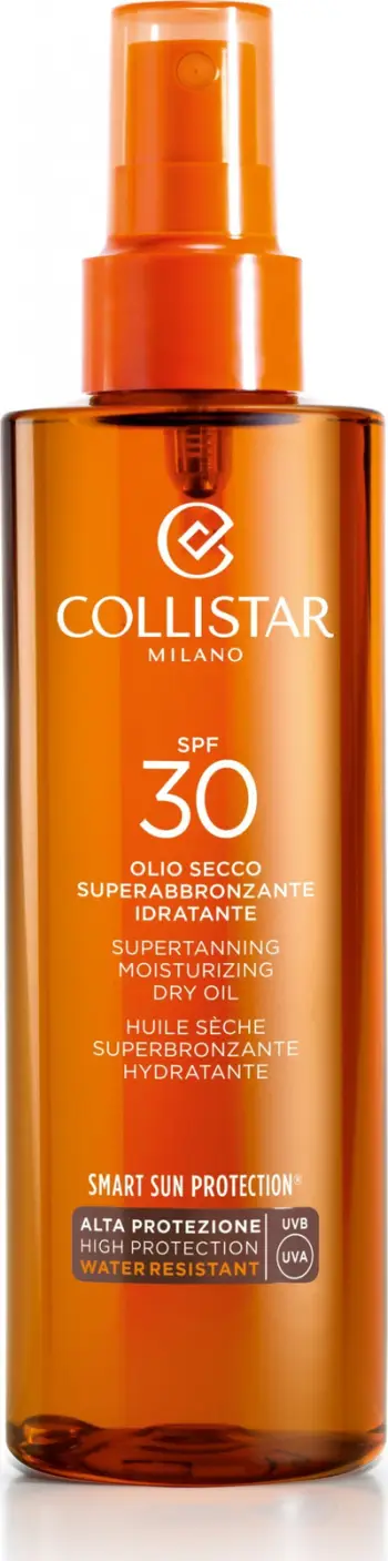 Vaj i thatë për nxirje Collistar Supertanning Moisturizing Dry Oil, SPF30, 200ml