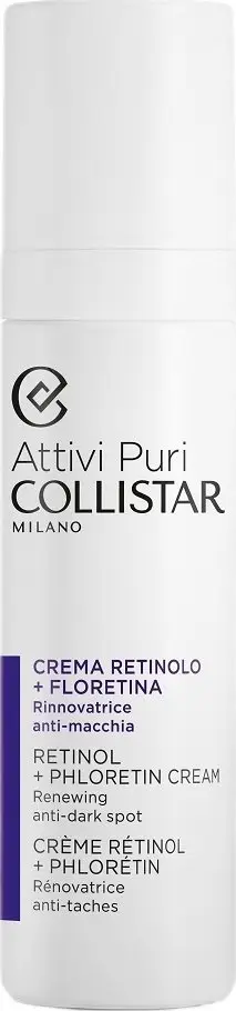 Krem fytyre Collistar Attivi Puri Retinol + Phloretin, 50ml, kundër rrudhave, për të gjitha tipet e lëkurës