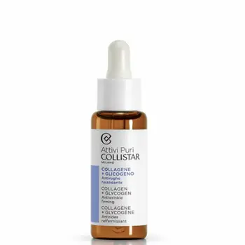Serum për fytyrë Collistar Pure Collagen + Glycogen Anti-wrinkle Firming me Acid Hialuronik për femra, 30ml