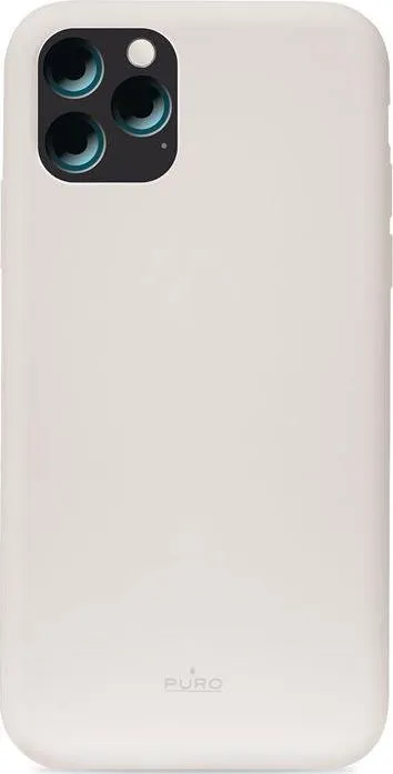 Mbrojtëse e pasme Puro Icon për iPhone 11 Pro Max, bezhë - 1