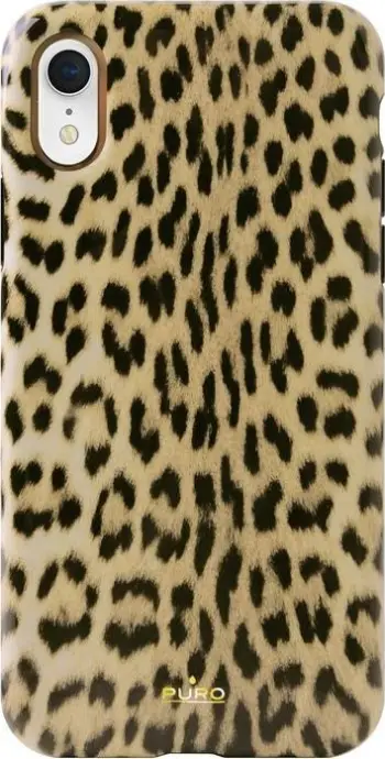 Mbrojtëse e pasme Puro Glam Leopard për iPhone XR