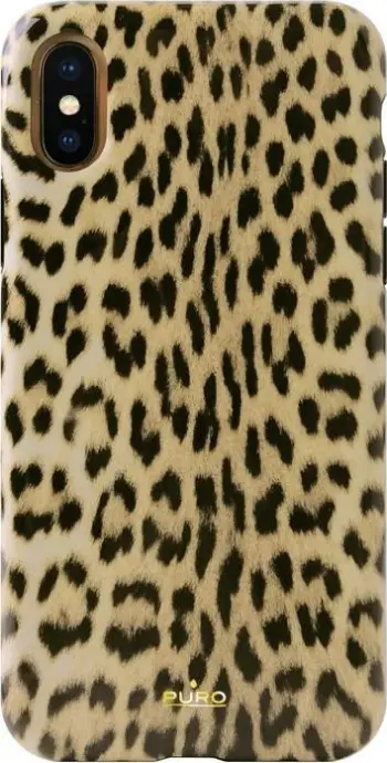 Mbrojtëse e pasme Puro Glam Leopard, për iPhone XS Max