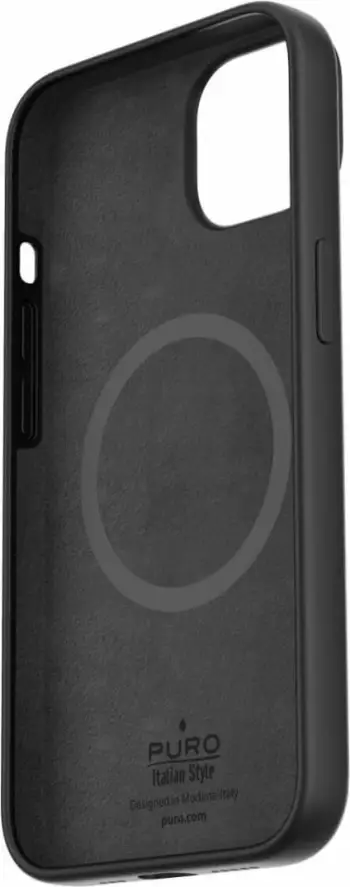Maskë mbrojtëse Puro ICON MAG për iPhone 14 Pro 6.1", MagSafe, e zezë