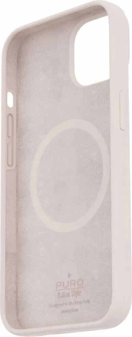 Kopertinë Puro ICON MAG MagSafe për Apple iPhone 14 Pro, silikon, Dusty Pink - 1