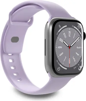 Rrip silikoni për Apple Watch Puro Icon, 42/44/45/49mm, 2 copa, kaltër