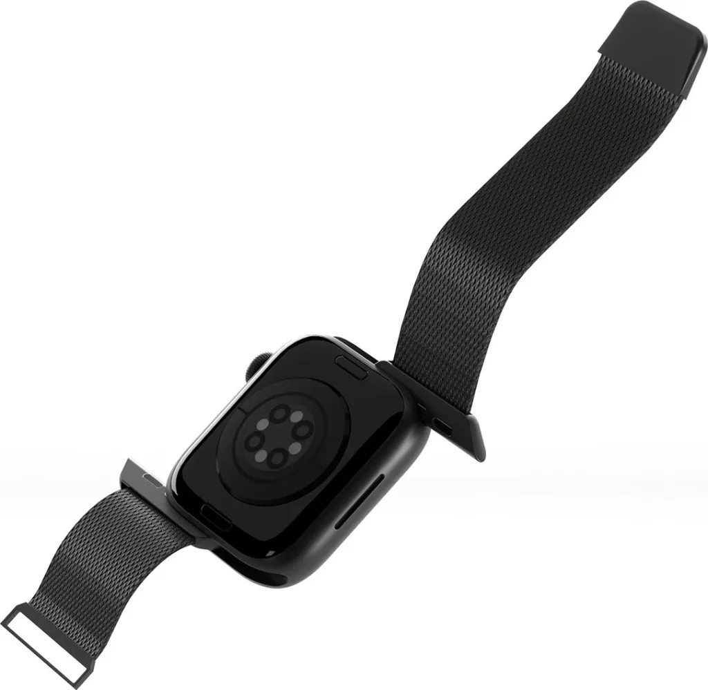 Rrip çeliku SBS Puro Milanese për Apple Watch 38/40/41mm, magnetik, i zi - 5