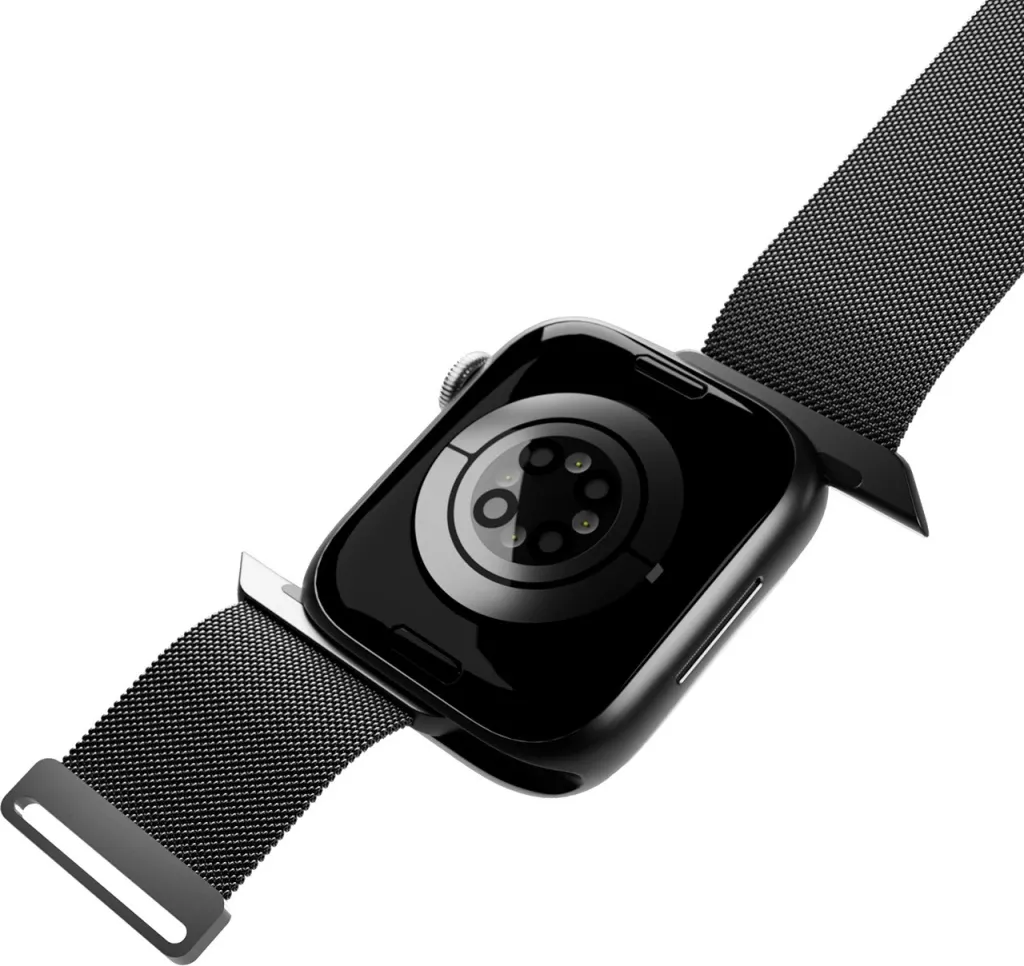 Rrip çeliku SBS Puro Milanese për Apple Watch 38/40/41mm, magnetik, i zi - 6