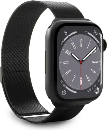 Rrip Milanese për Apple Watch Puro, për 42-44-45-49mm, i zi