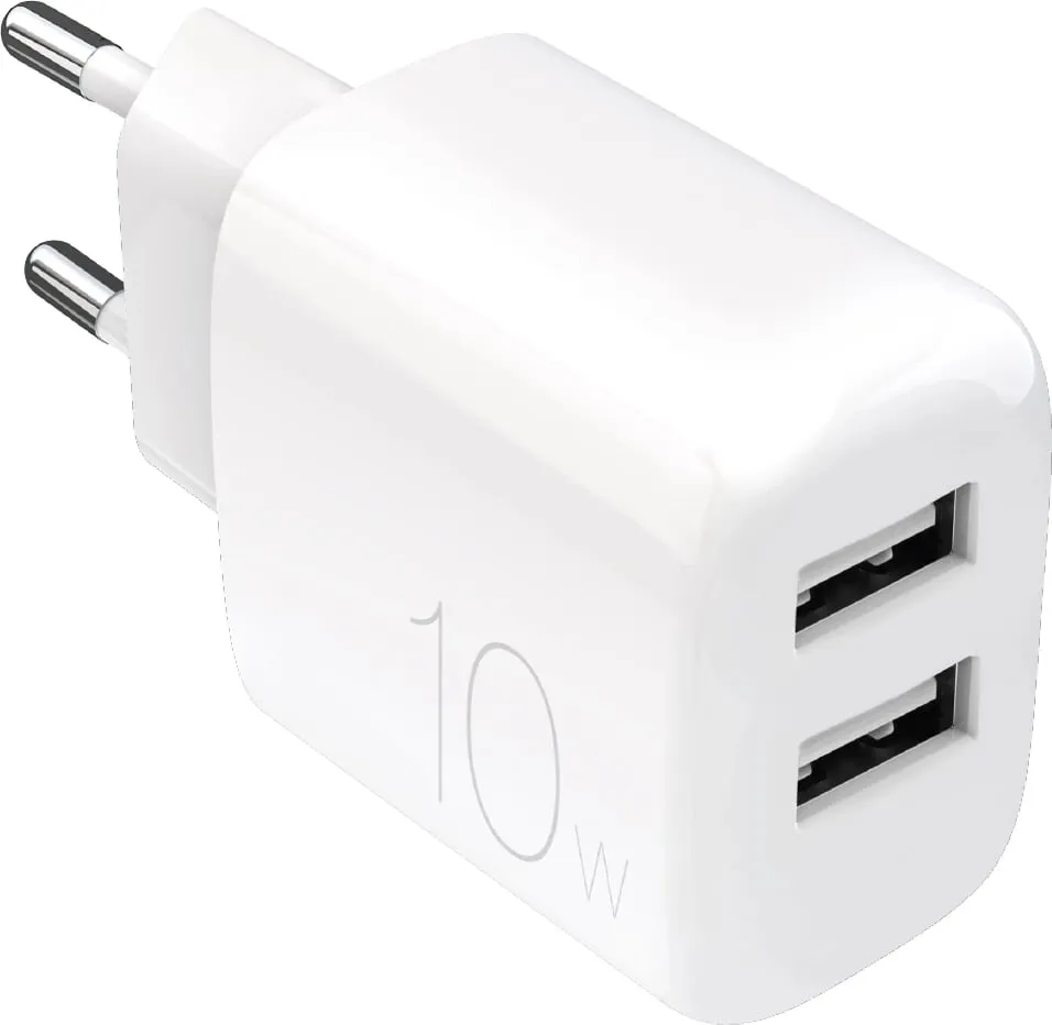 Karikues muri Puro PROLITE 10W, USB-A, Bardhë - 1
