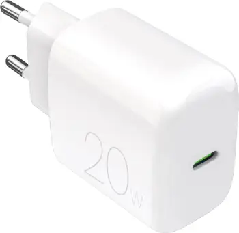Karikues muri Puro PROLITE 20W, USB-C, i bardhë