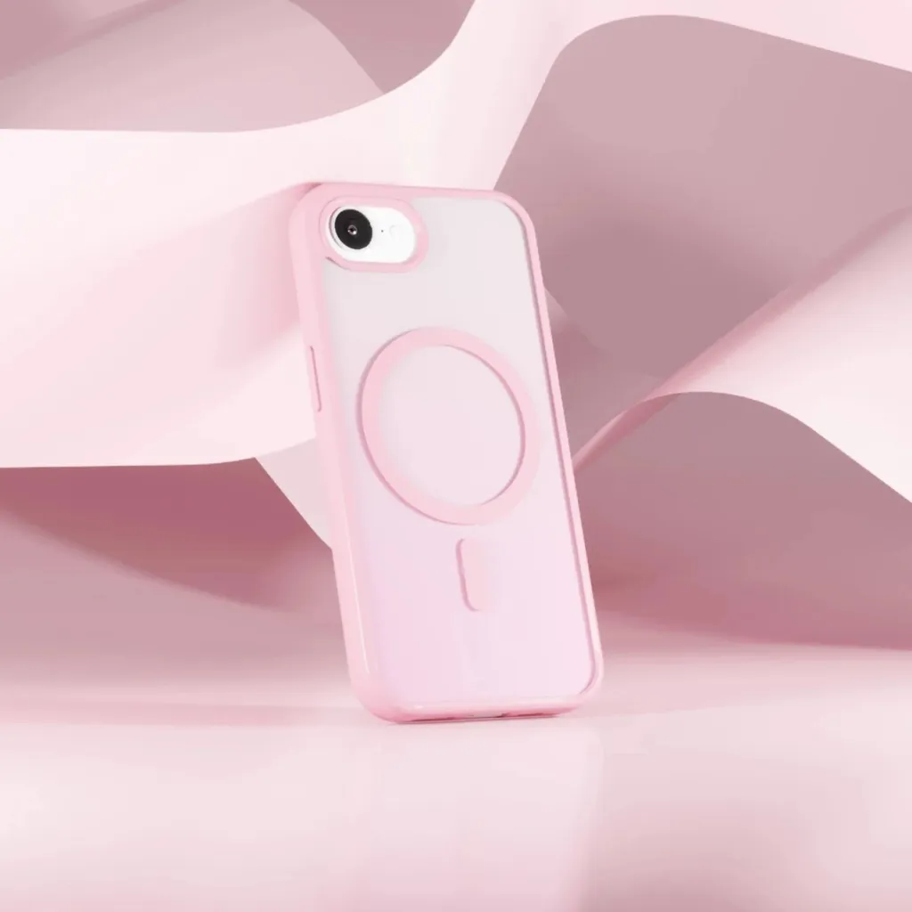 Mbështjellës Puro Gradient MagSafe për iPhone 16e, TPU, Rozë - 2