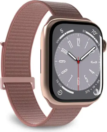 Rrip ore Puro Nylon Sport për Apple Watch 40/41mm, najlon, rozë