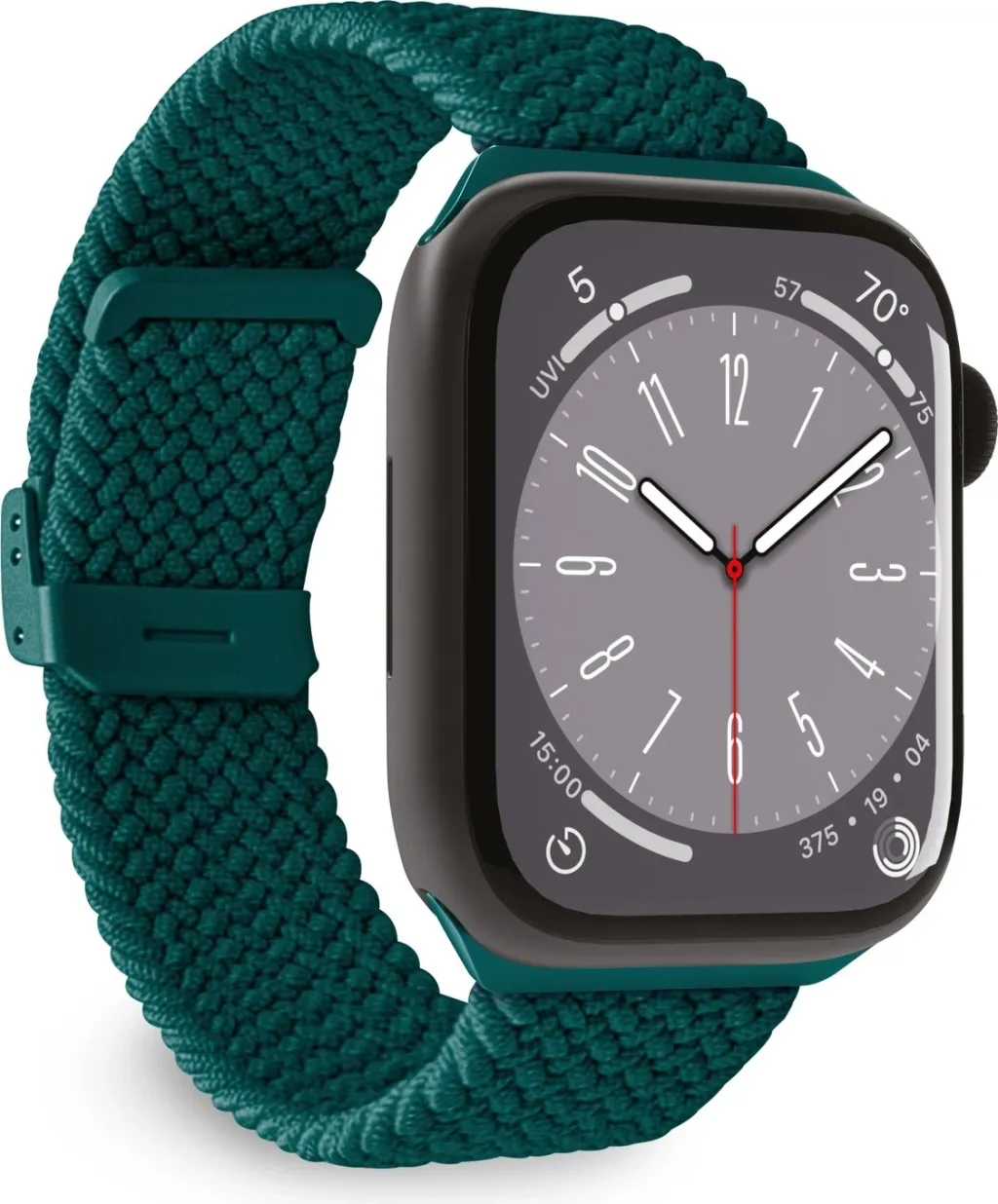 Rrip najloni për Apple Watch Puro Loop, 42/44/45/49mm, e gjelbër e errët - 1