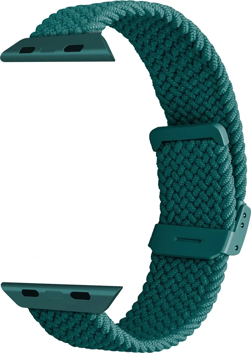 Rrip najloni për Apple Watch Puro Loop, 42/44/45/49mm, e gjelbër e errët - 4