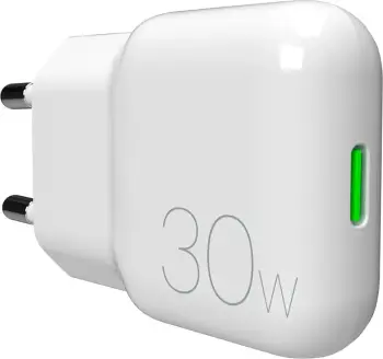 Karikues muri Puro SLIMPRO 30W USB-C, i bardhë