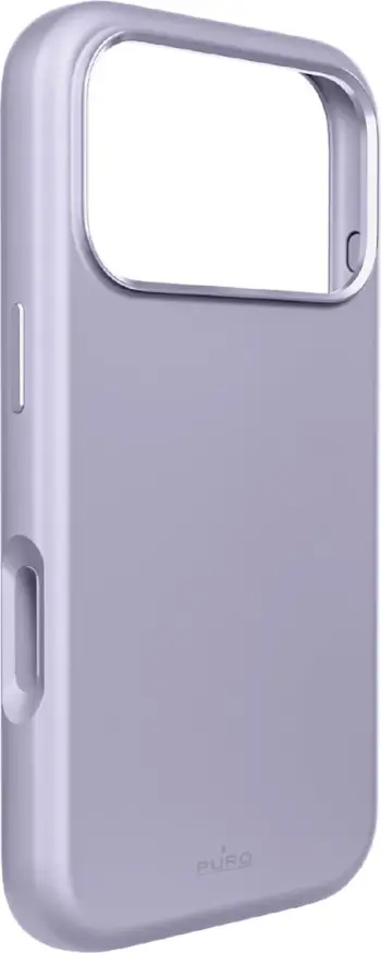 Mbështjellës Puro Icon Mag Pro për iPhone 17 Pro Max, MagSafe, mbrojtje kamerës, butona alumini, rozë