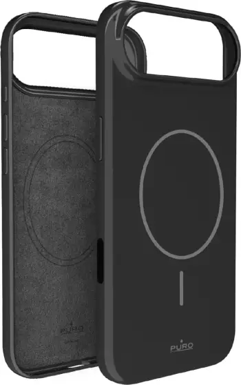 Mbulesë telefoni Puro për iPhone 17 Air Pulse, TPU, e zezë