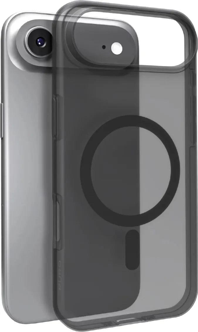 Këllëf mbrojtës Puro për iPhone 17 Pro, material TPU, i zi - 1