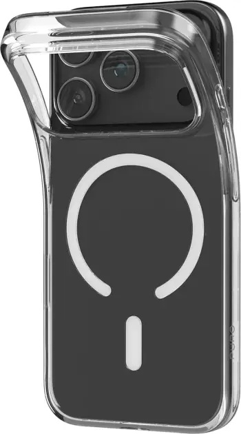 Mbështjellës Puro 0.3 MAG Ultra-Slim TPU për iPhone 17 Pro, MagSafe, Transparent