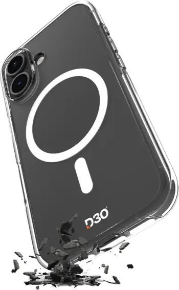 Mbrojtëse telefoni Puro për Apple iPhone 17, Impact Clear D3O, transparente
