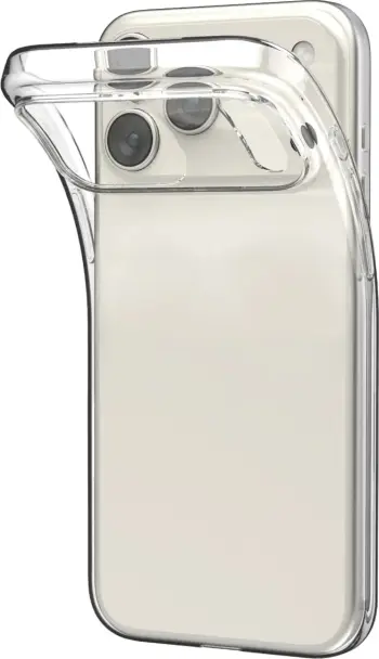 Mbështjellës Puro 0.3 Nude Ultra-Slim TPU për iPhone 17 Pro Max, Transparent