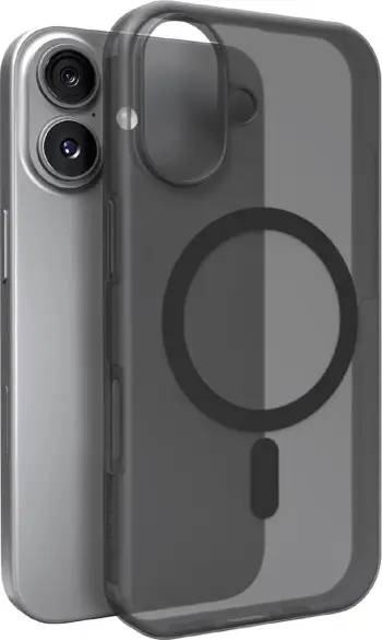 Mbulesë mbrojtëse Puro për iPhone 17 Daylight, plastike, e zezë