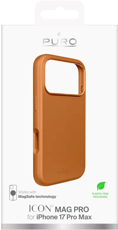 Mbulesë telefoni Puro Protective Case për iPhone 17 Pro Max, TPU, portokalli - 2