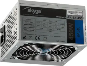 Furnizues me energji Akyga AK-B1-450, 450W, ATX 2.31, i hirtë