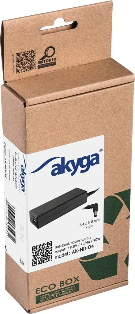 Karikues për laptop Akyga AK-ND17, i zi - 6