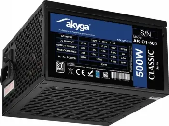 Furnizues energjie Akyga AK-C1-500, 500W, ATX, i zi
