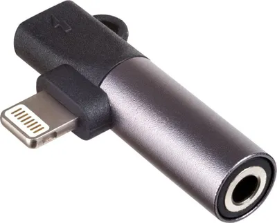 Përshtatës USB Akyga Lightning - mini Jack 3,5 mm (AK-AD-63), i zi - 1