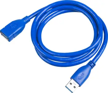 Kabllo USB- A Akyga AK-USB-28, 1 m, e kaltër