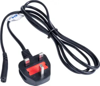 Kabllo rryme Akyga AK-AG-03A, Type G në IEC C7, 1.5 m, i zi
